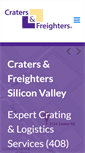 Mobile Screenshot of cratersandfreighterssanjose.com