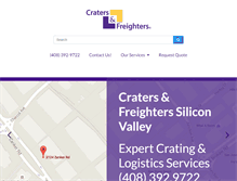 Tablet Screenshot of cratersandfreighterssanjose.com